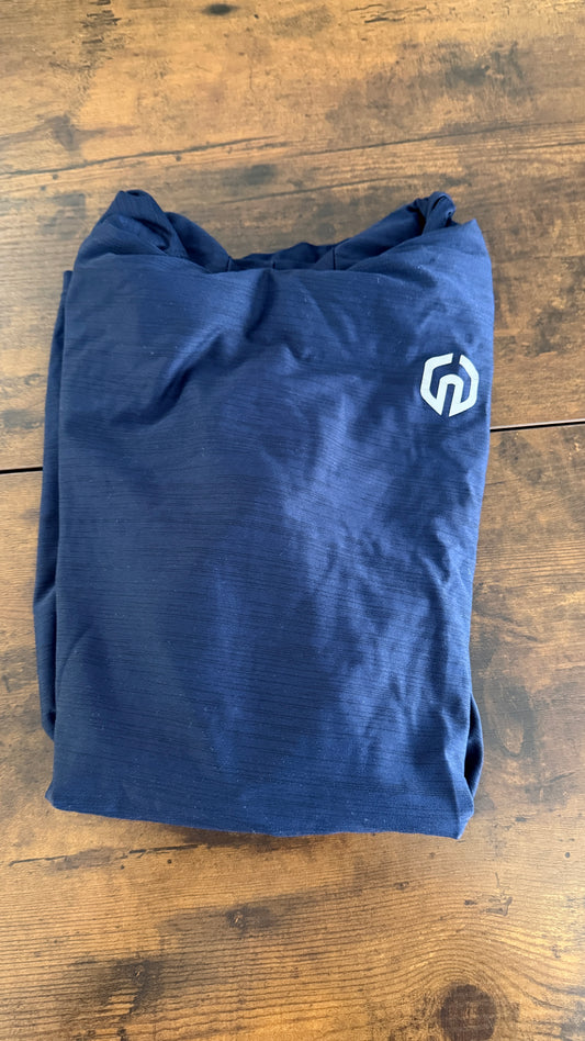 Men’s Athletic Short Sleeve Hooded Performance Shirts Bundle Lot 3 Large