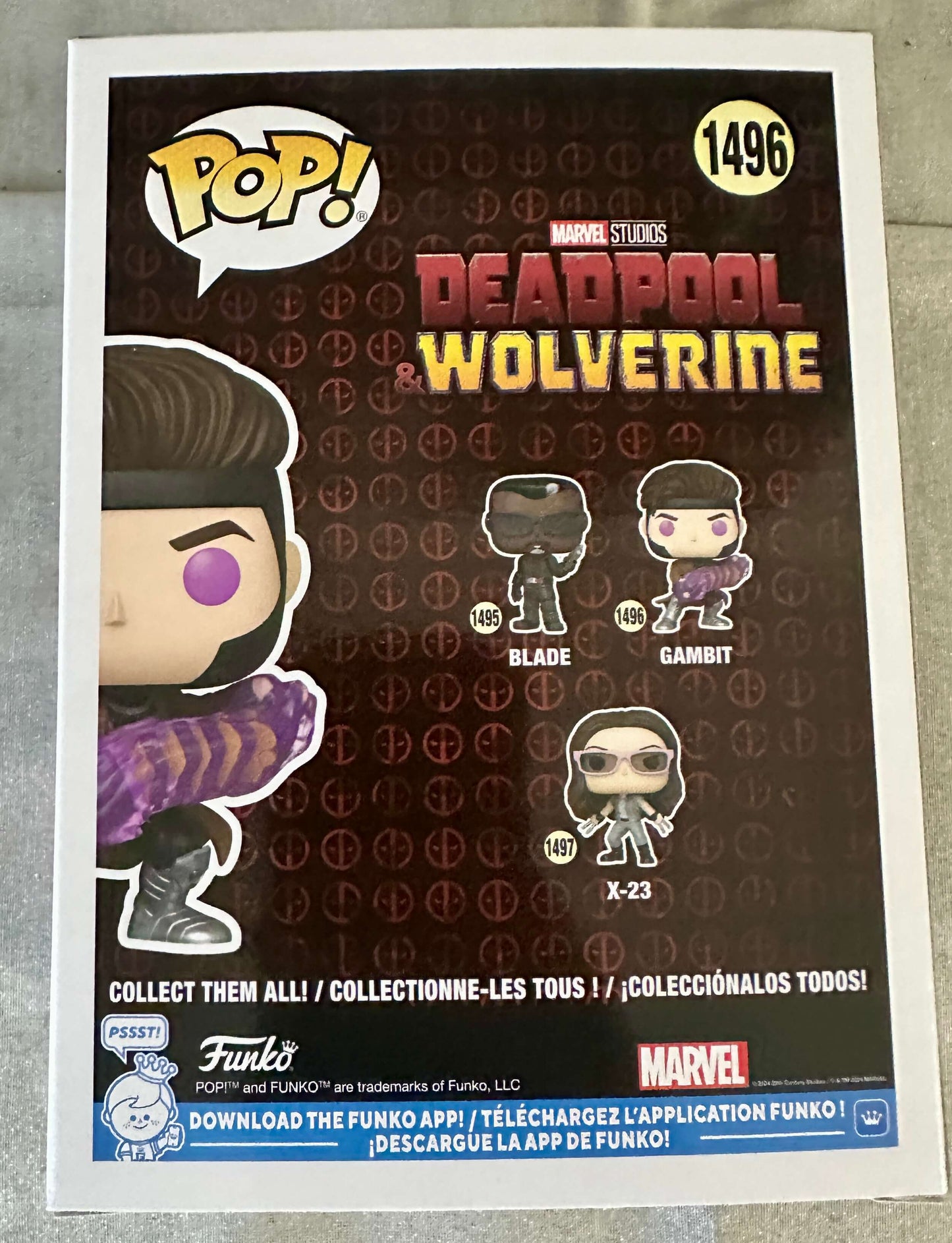 Deadpool & Wolverine Gambit Funko Pop! Vinyl Figure #1496