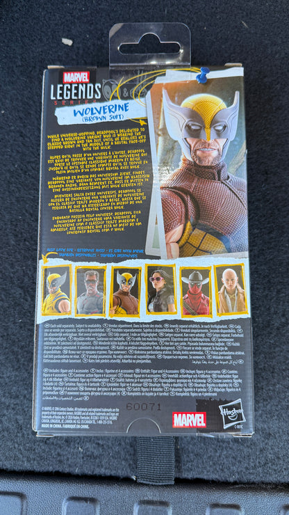 Deadpool & Wolverine Marvel Legends Wolverine (Brown Suit) 6-Inch Action Figure