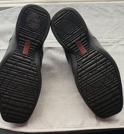 Dexter Men’s Black Slip On Dress Shoes Size 10 Square Toe Comfort Loafers