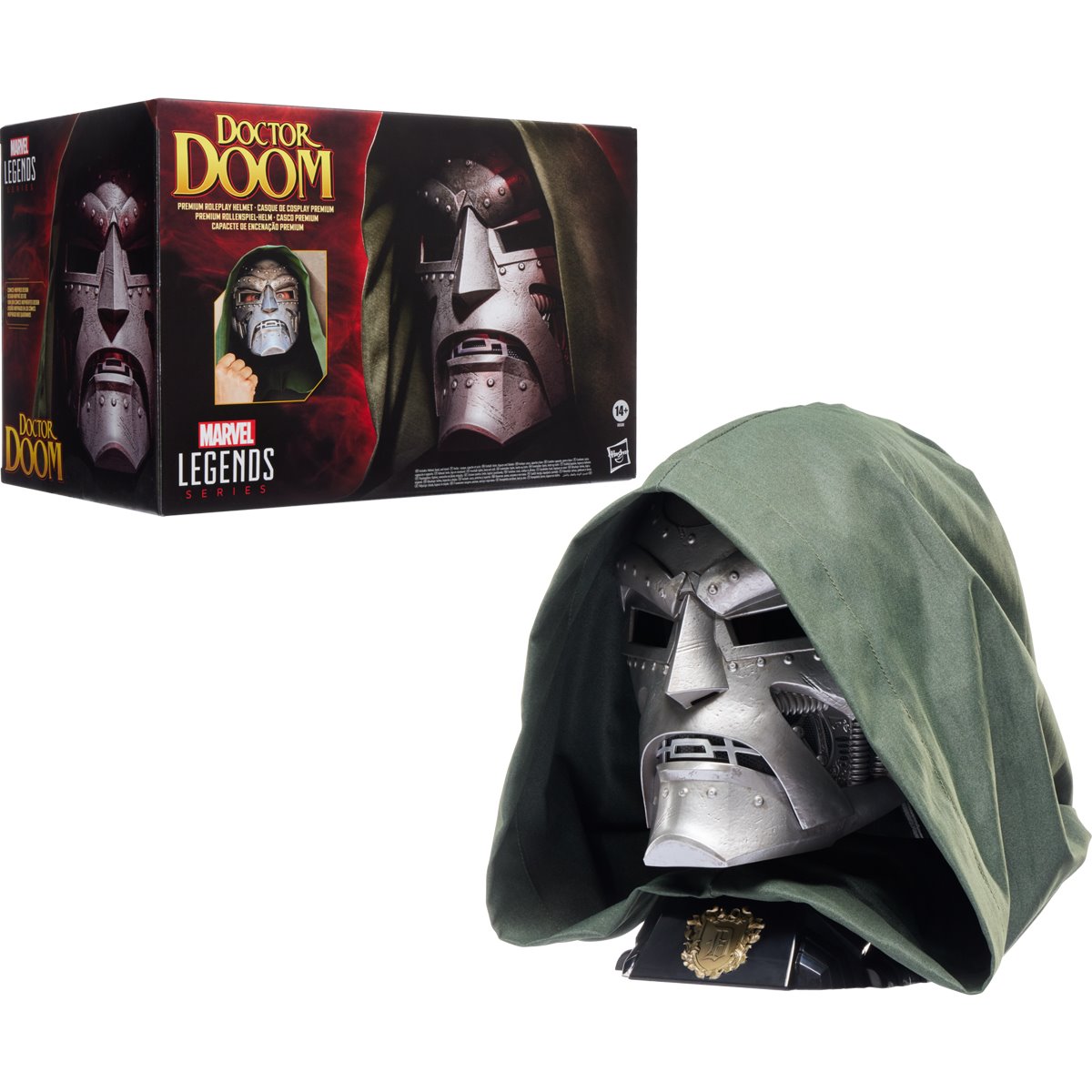 Fantastic Four Marvel Legends Doctor Doom Premium Roleplay Helmet Prop Replica