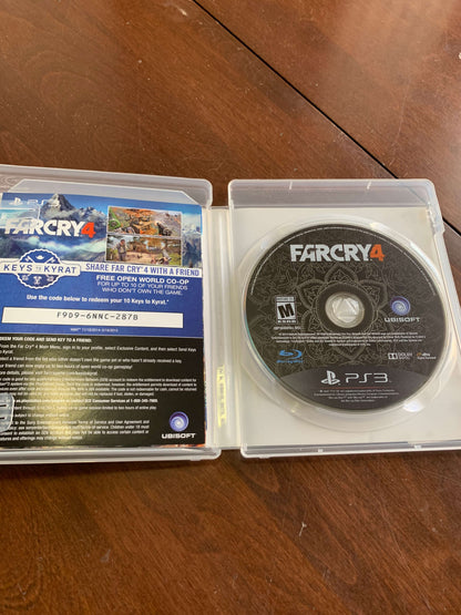 Far Cry 4 (Sony PlayStation 3, 2014) PS3 FPS Video Game