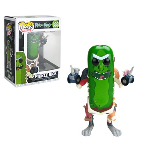 Pickle Rick Funko Pop! Rick and Morty Vinyl Figure Animation  (Rat Suit) #333