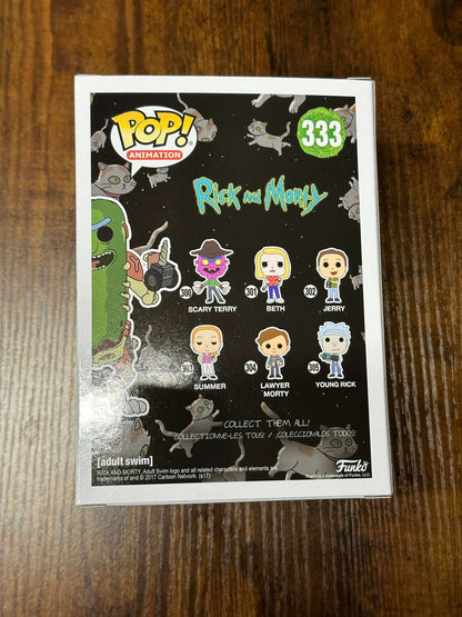 Pickle Rick Funko Pop! Rick and Morty Vinyl Figure Animation  (Rat Suit) #333