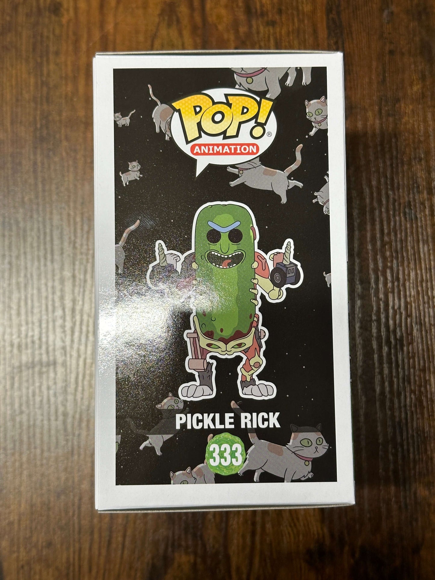 Pickle Rick Funko Pop! Rick and Morty Vinyl Figure Animation  (Rat Suit) #333
