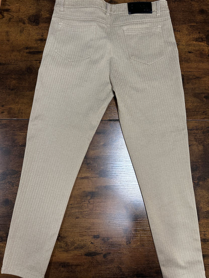 Chinos Tapered Plaid Pants GINGTTO Mens Slim Fit Stretch Dress Pants 34x28