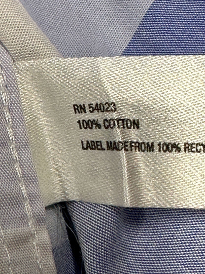 Dress Shirt Button-Down Formal Long Sleeve Collared Poplin (Check Descriptions)