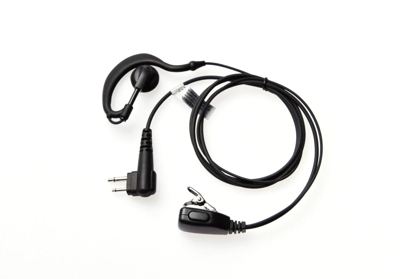 Ghook Motorola G-shaped ear hook w. double line PTT Onset Headsets Surveillance