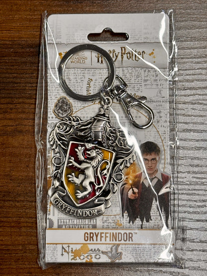 Harry Potter Gryffindor Crest Pewter Key Chain Officially Licensed Hogwarts