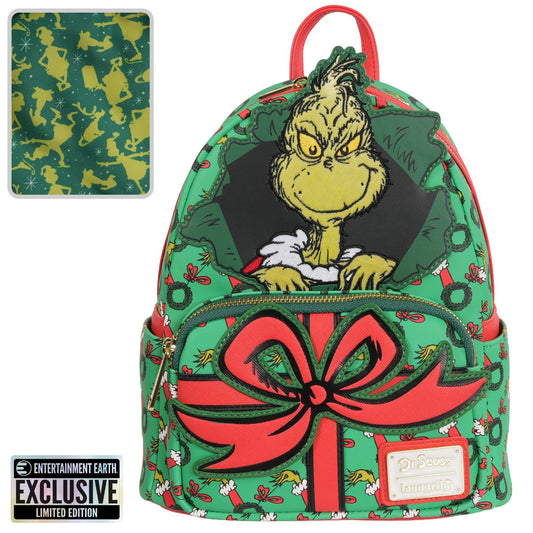 How the Grinch Stole Christmas Grinch Christmas Present Mini-Backpack