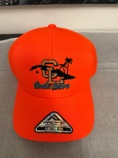 Cuba Libre Truck Hat Orange SnapBack OS