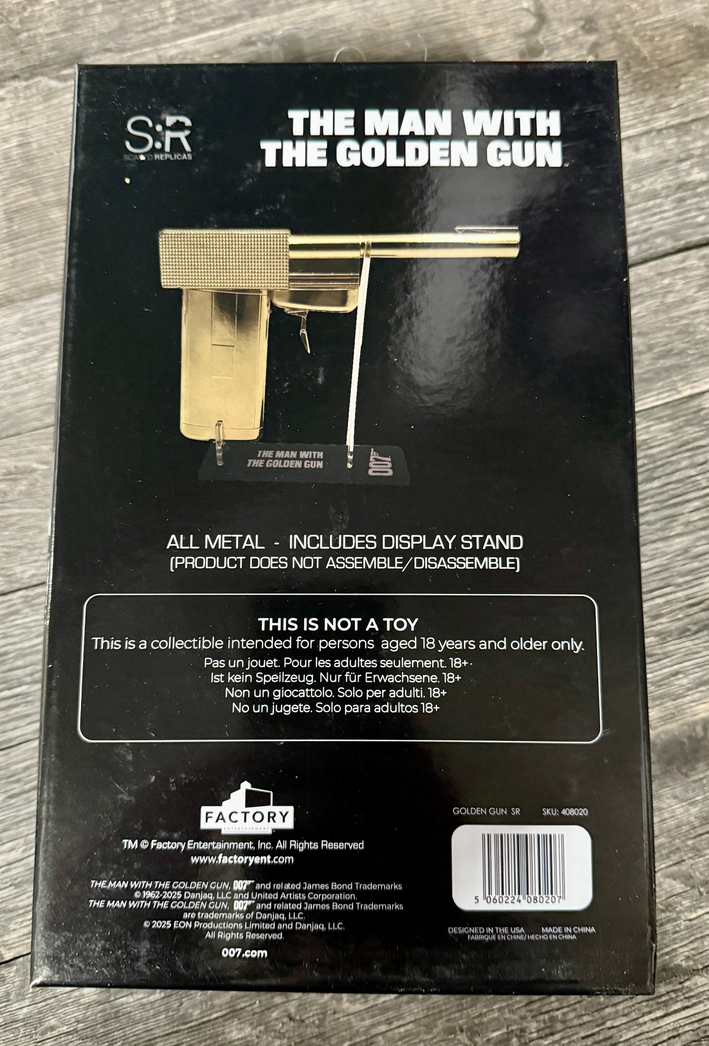 James Bond 007 - Golden Gun Scaled Prop Replica 007 Factory Entertainment