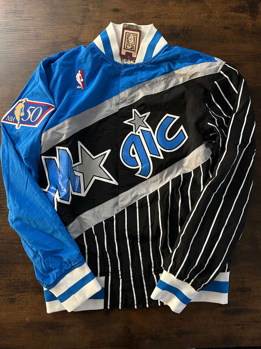 MITCHELL & NESS NBA AUTHENTIC WARM UP JACKET ORLANDO MAGIC 1996-97 NBA 50 (36 S)