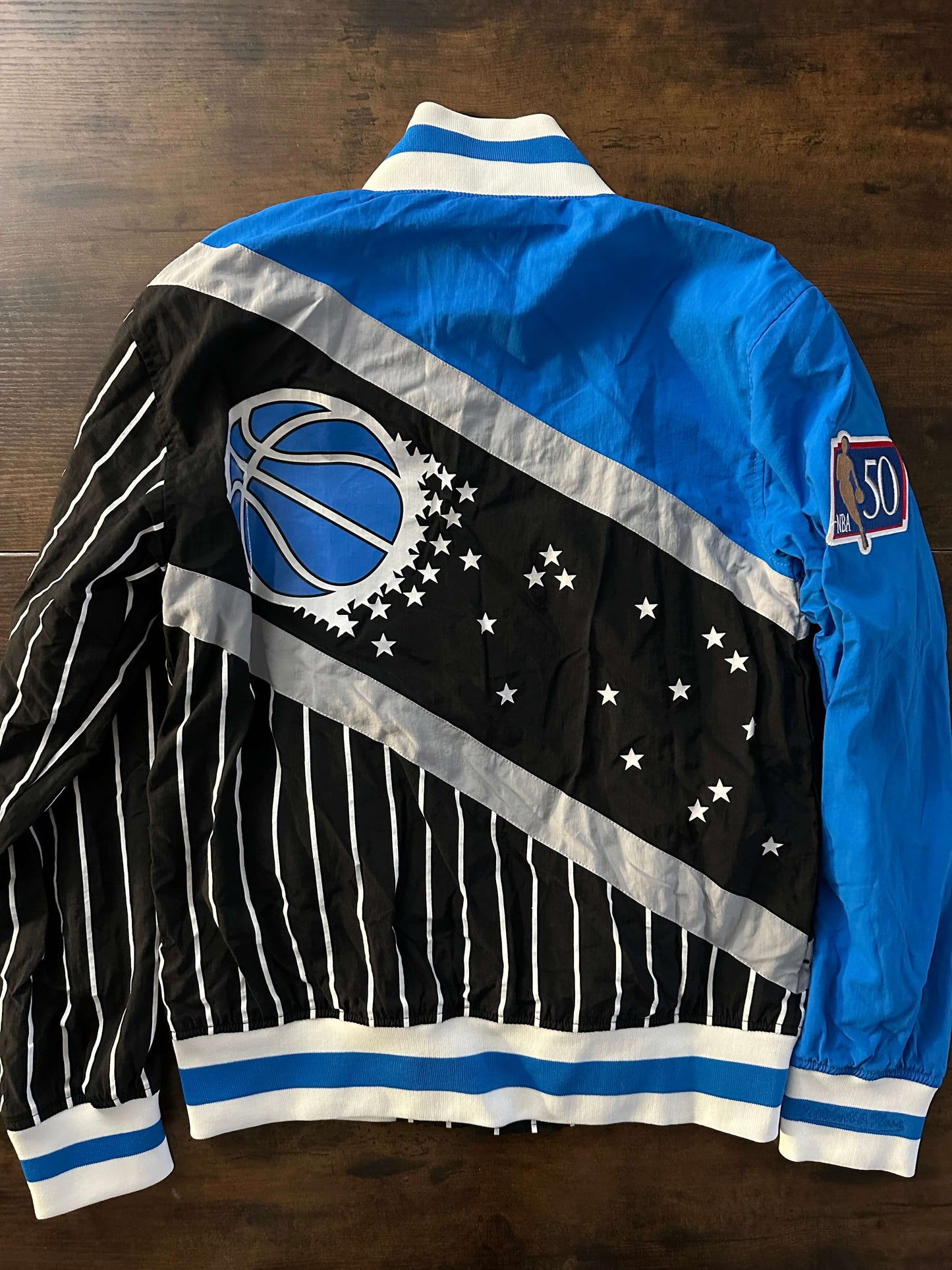 MITCHELL & NESS NBA AUTHENTIC WARM UP JACKET ORLANDO MAGIC 1996-97 NBA 50 (36 S)