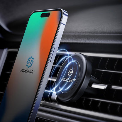 WizGear Universal  Magnetic Phone Holder Car Mount (Black)