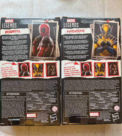 Marvel Legends DEADPOOL & WOLVERINE Movie Lot of 2 - New Sealed