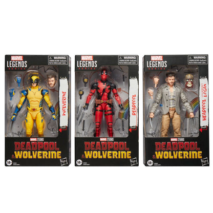 Marvel Legends Deadpool - Wolverine - Logan & Headpool All 3 - NIB In stock