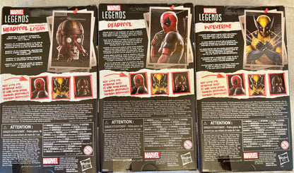 Marvel Legends Deadpool - Wolverine - Logan & Headpool All 3 - NIB In stock