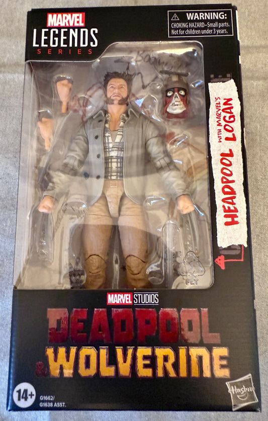 Marvel Legends Deadpool & Wolverine Logan with Headpool Action Figure Hasbro New