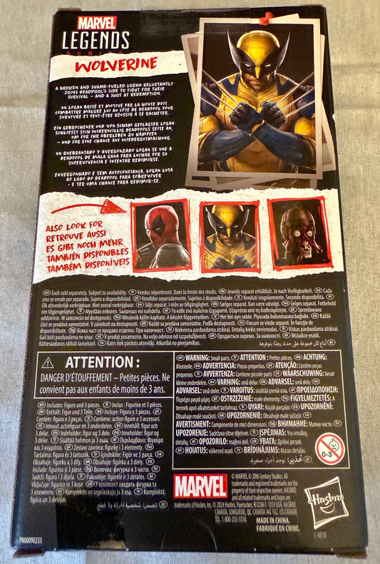 Marvel Legends Deadpool & Wolverine Wolverine 6" Action Figure Brand New Sealed