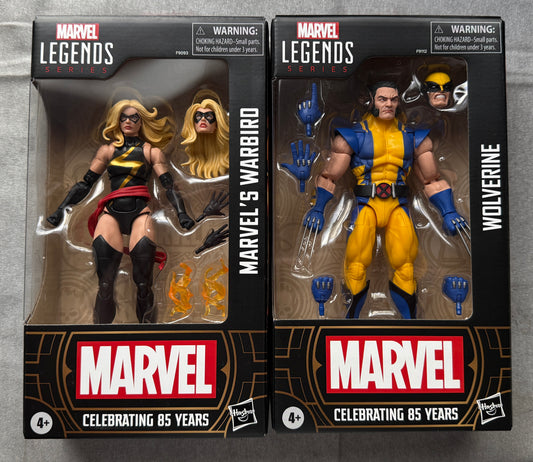 Marvel Legends Series Wolverine & Warbird 6 in Action FIgure Bundle Lot of 2