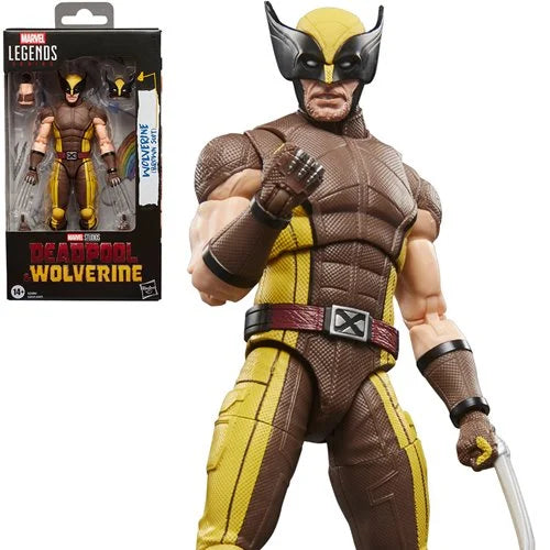Marvel Legends Wolverine Brown Suit + Jubilee X-Men ‘97 6” Figure Bundle