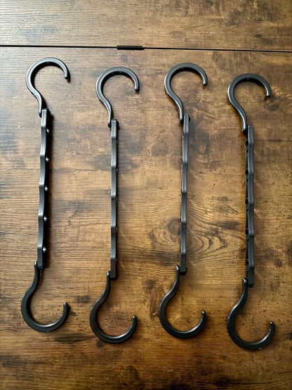 Mr. Pen- Space Saving Hangers, Black, 4 Pack, Clothes Organizers, Shirt Hangers