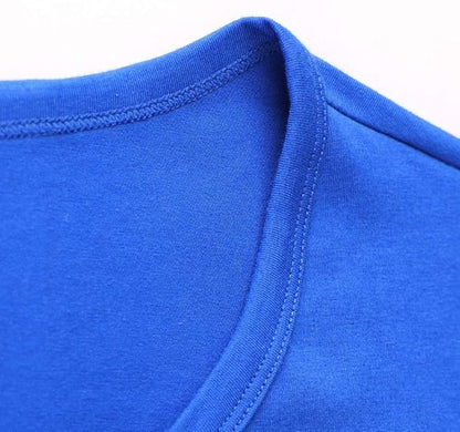Muscle Alive Mens Summer Casual Short Sleeve Henleys Button Blue Large Slim Fit