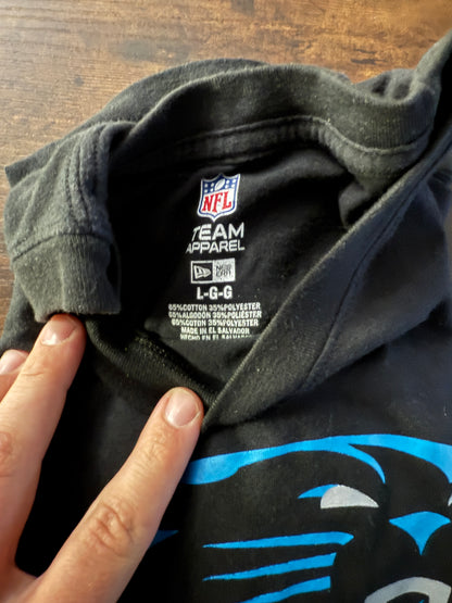 New Era Carolina Panthers Large Short Sleeve Shirt