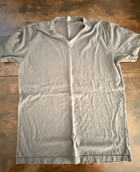 Next Level Gray L Men’s Shirt V Neck