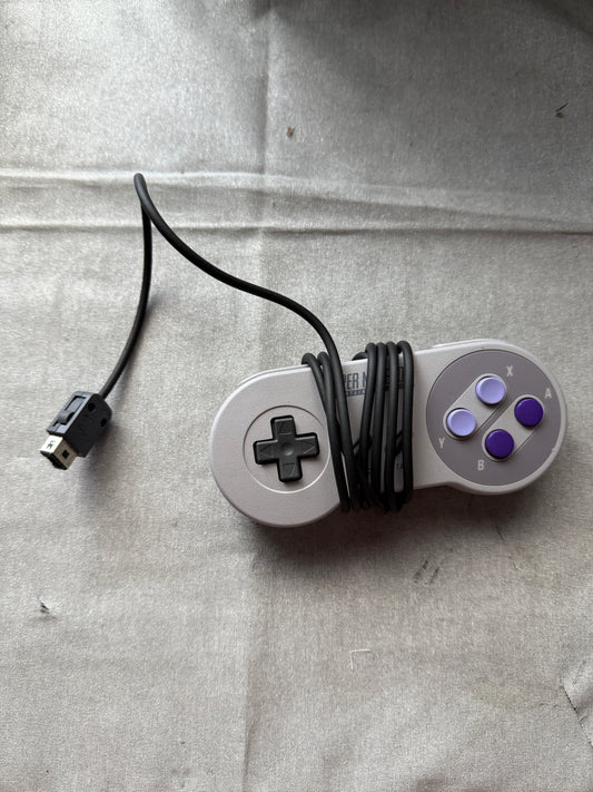 Super Nintendo SNES Classic Mini OEM Authentic CLV-202 Controller Tested, VGUC_