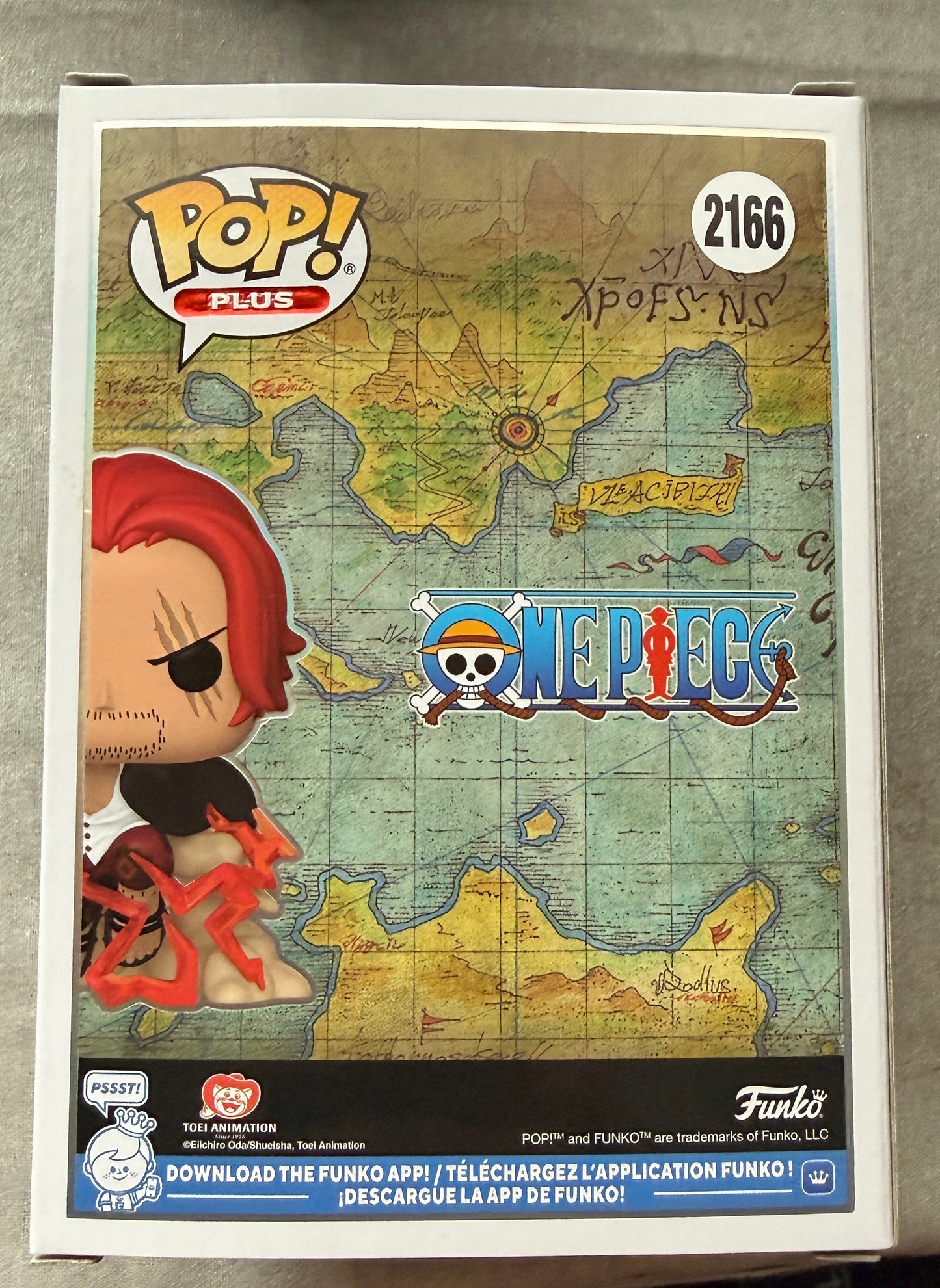 One Piece Shanks Funko Pop! Vinyl Figure Plus #2166