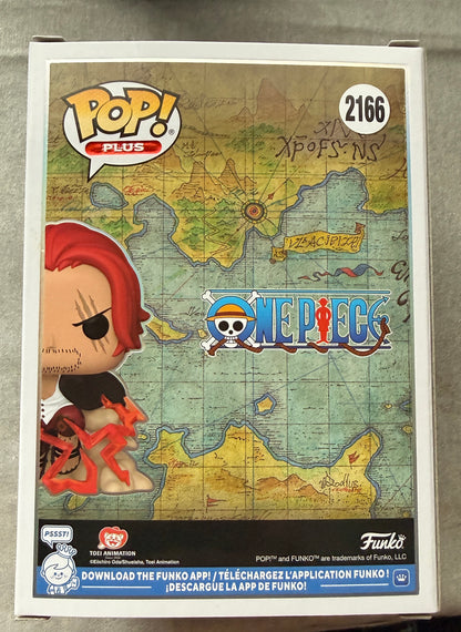 One Piece Shanks Funko Pop! Vinyl Figure Plus #2166