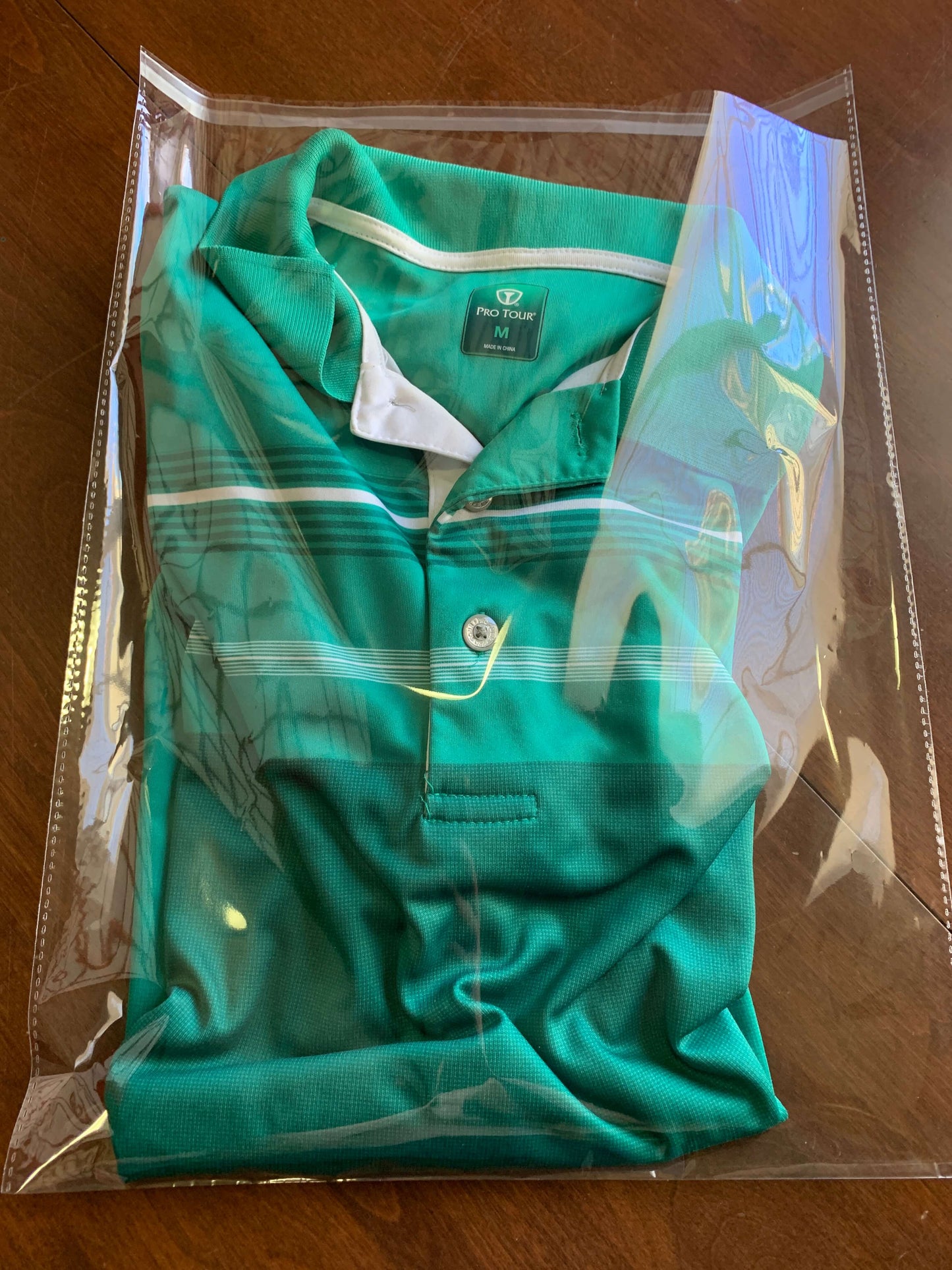 Pro Tour Golf Shirt Men's Breathable Moisture-Wicking Collard Athletic Course
