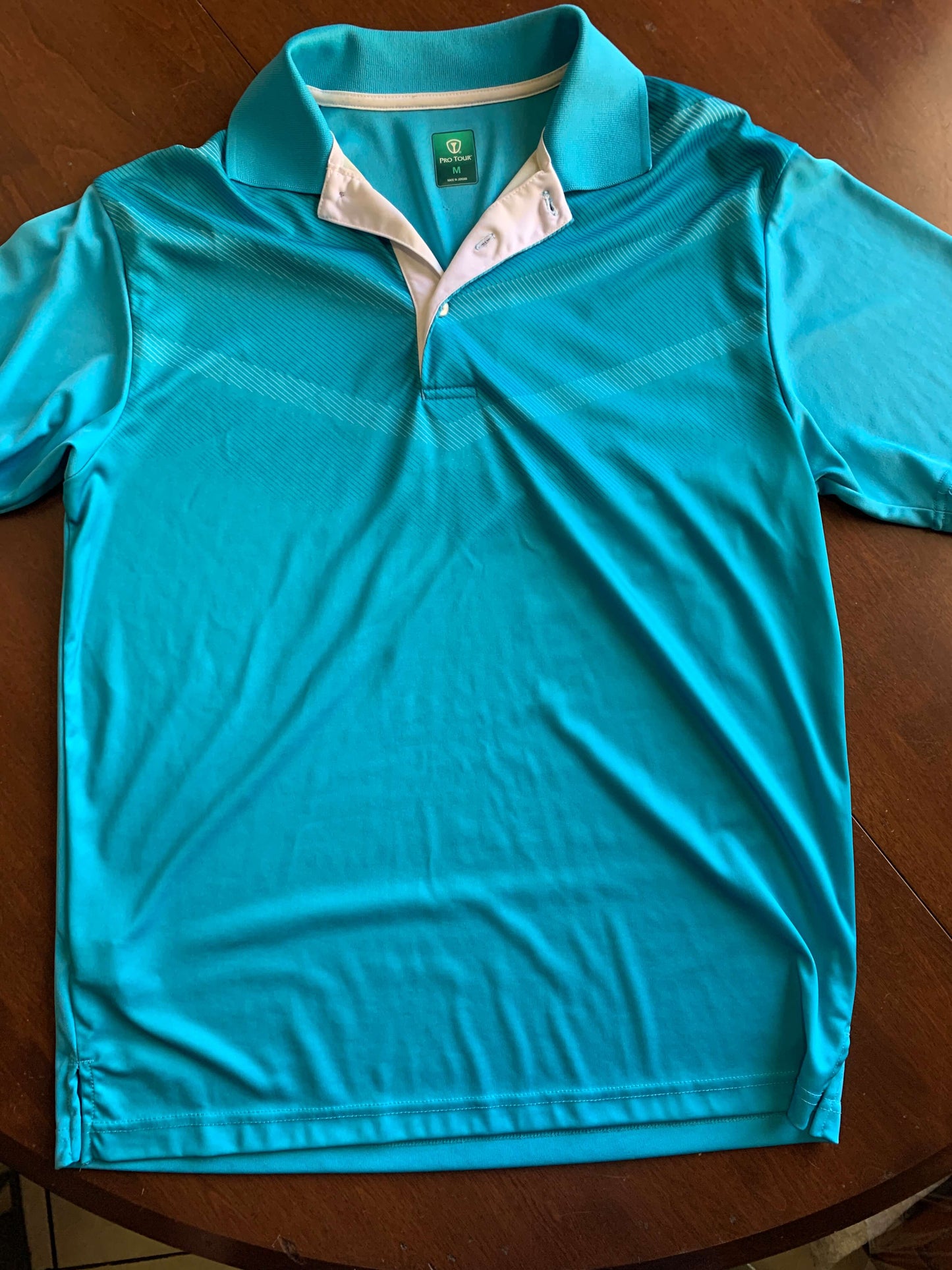 Pro Tour Golf Shirt Men's Breathable Moisture-Wicking Collard Athletic Course