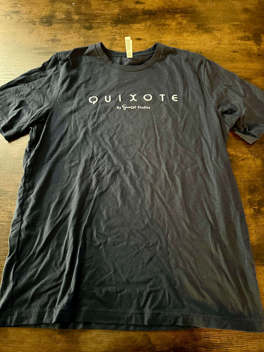 Quixote by Sunset Studios Navy Blue T-shirt Mens XL