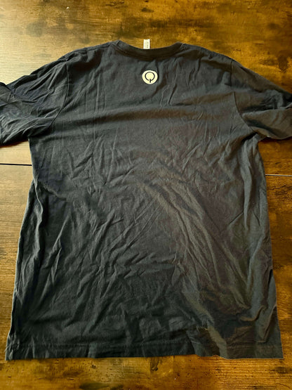 Quixote by Sunset Studios Navy Blue T-shirt Mens XL