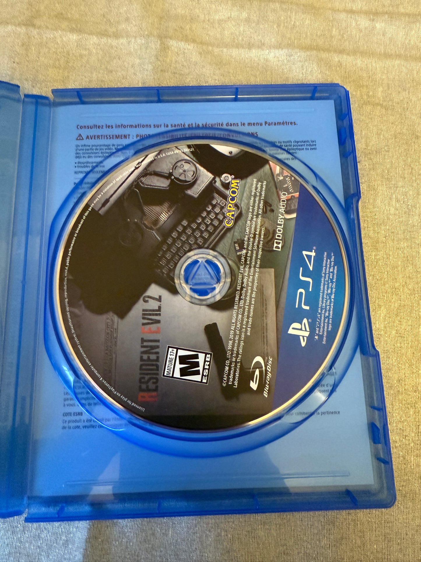 Resident Evil 2 -Remake Sony PlayStation 4 PS4 Survival Horror