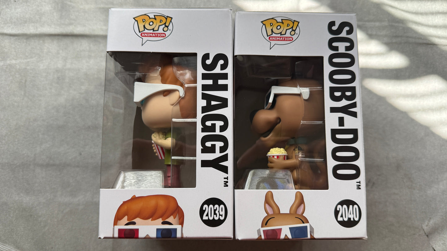 Scooby-Doo & Shaggy Popcorn Funko Pop! Vinyl Figure #2039 #2040