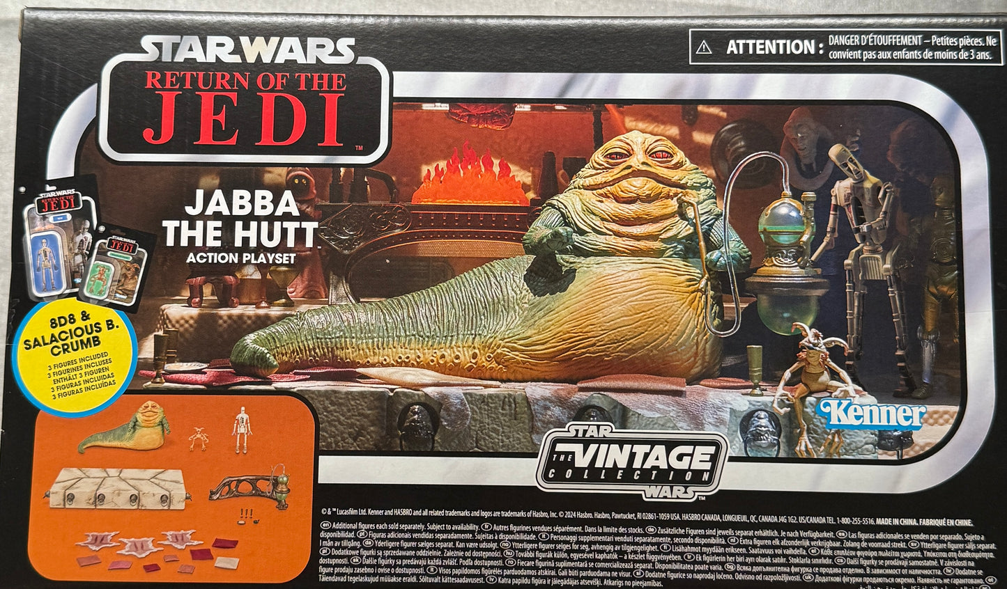 Star Wars The Vintage Collection Jabba the Hutt Action Playset Hasbro Jedi