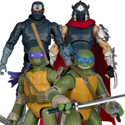 Teenage Mutant Ninja Turtles Page Punchers Figures McFarlane Toys Complete Set