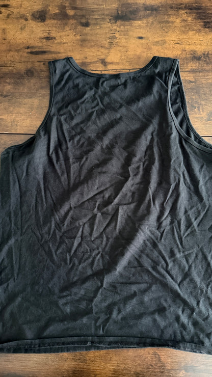Marvel Thor Men's Large Black Graphic Tank Top Port & Company Mighty Thor Shirt