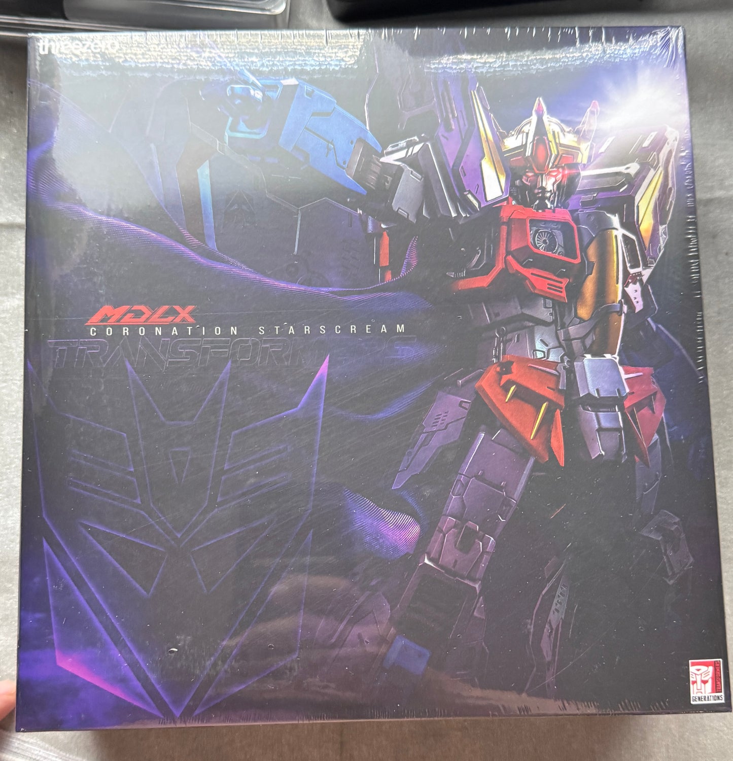 Transformers Coronation Starscream MDLX Action Figure ThreeZero Sealed