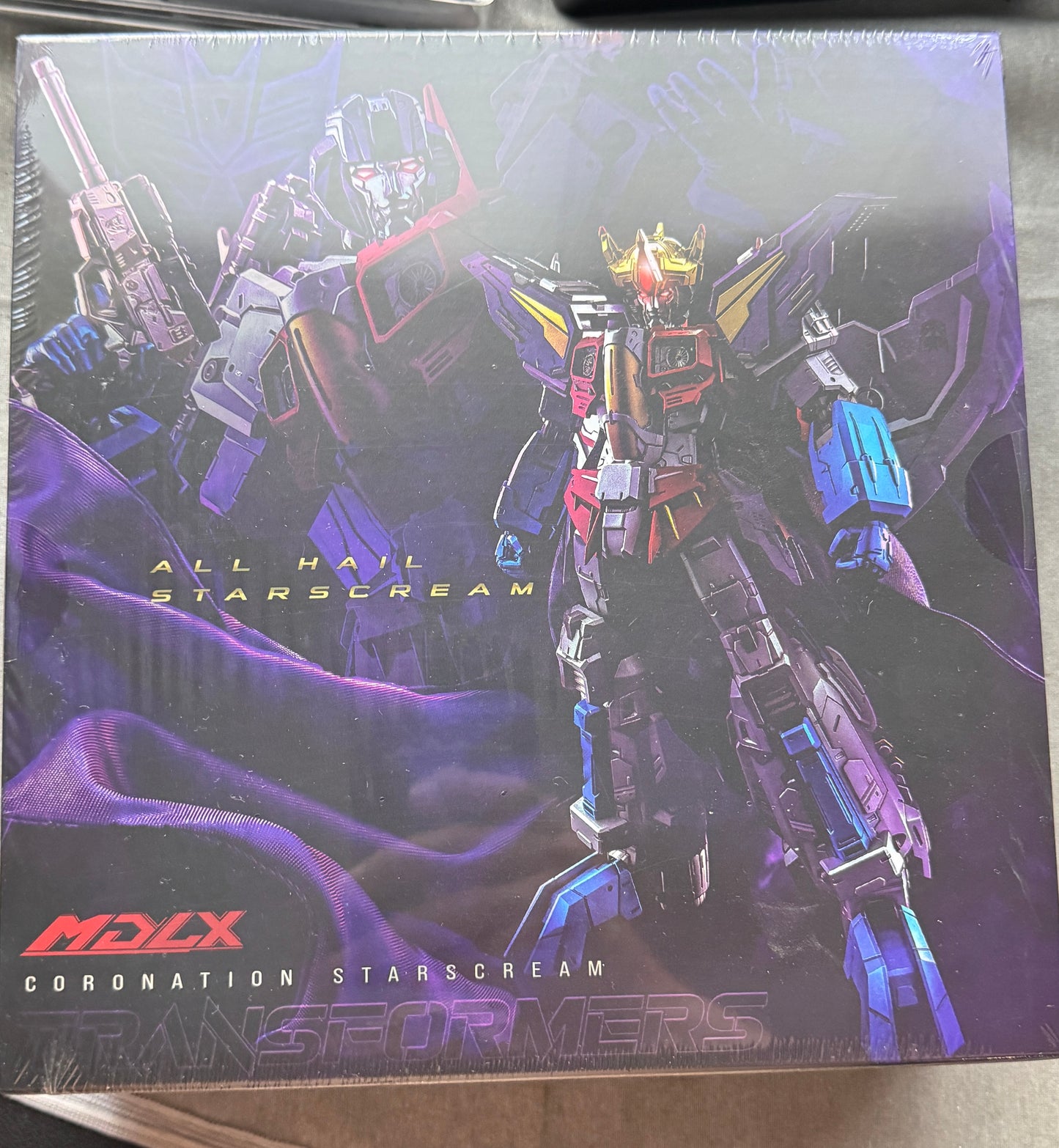 Transformers Coronation Starscream MDLX Action Figure ThreeZero Sealed