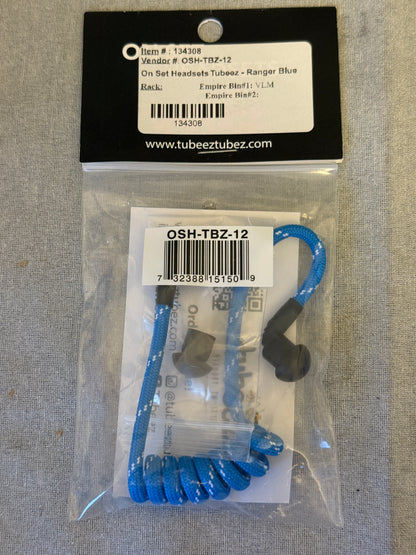 Tubeez Blue Ranger Headset Surveillance Filmsets OnSet Headsets