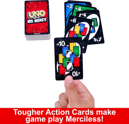 UNO Show ‘em No Mercy Card Game Mattel Games Adults & Family Night Tougher