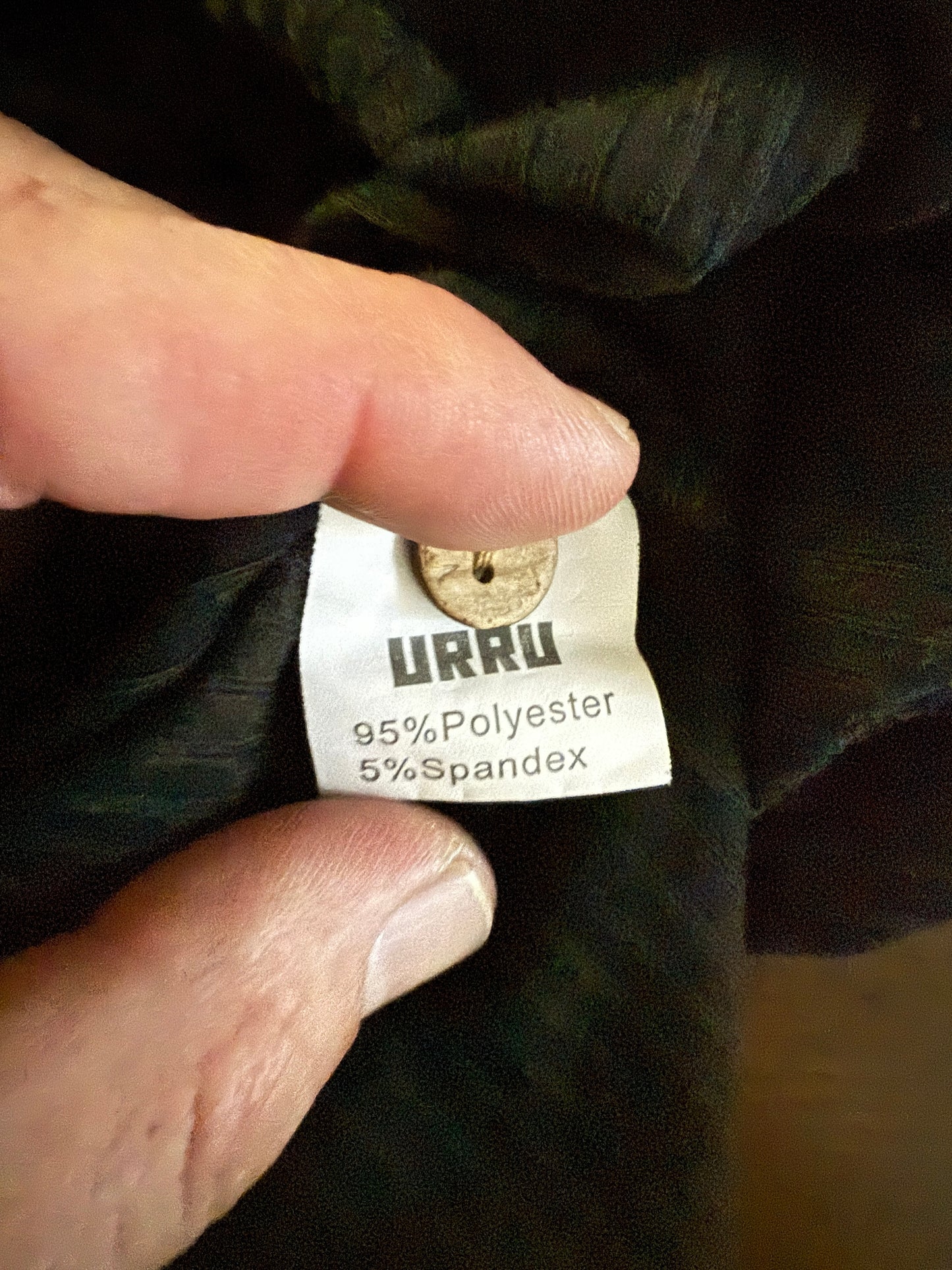 URRU Men's Muscle T Shirts Stretch Long Sleeve Classic Ribbed Casual Slim Fit L Black