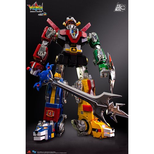 Toynami Voltron 40th Anniversary Set with Light up Sound Base Figure + Free Bitty Pop Funko