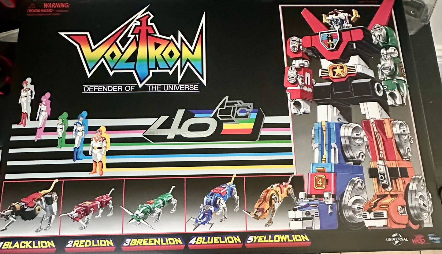 Voltron Defender of the Universe 40th Anniversary Diecast Figure Toynami IN USA