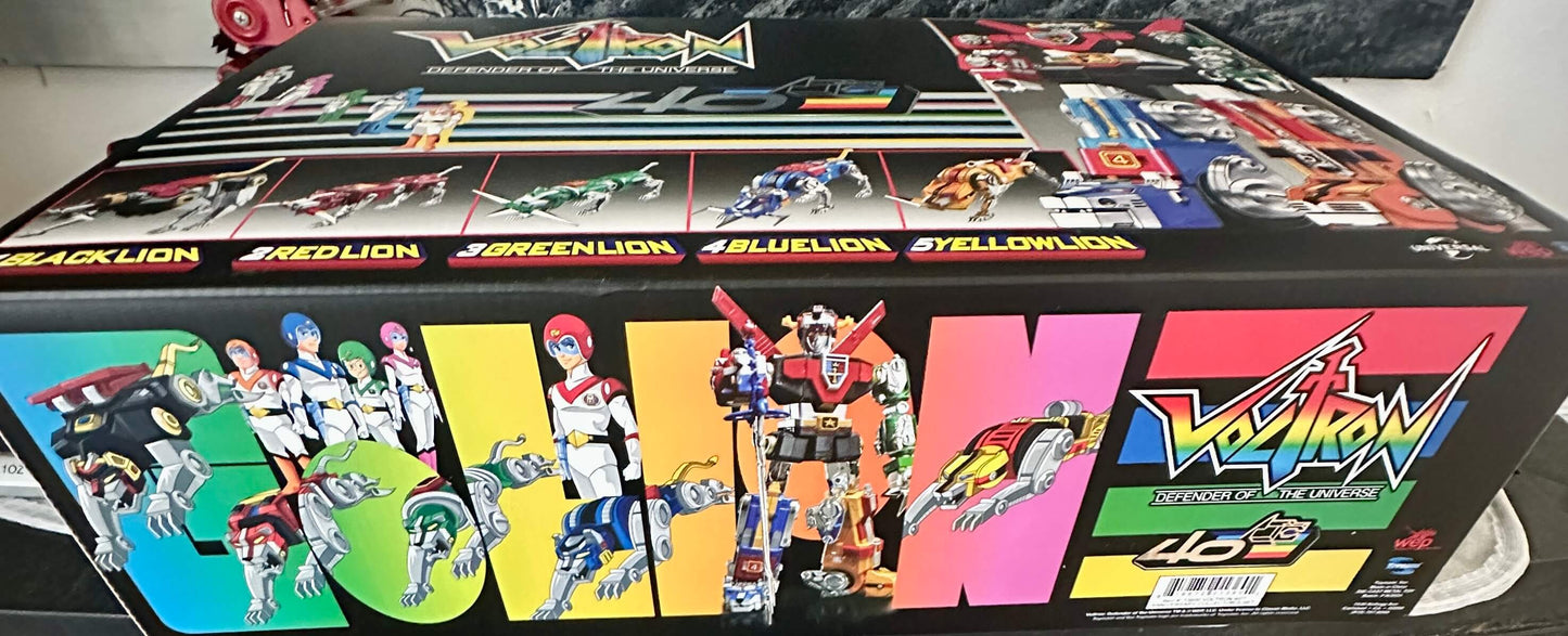 Voltron Defender of the Universe 40th Anniversary Diecast Figure Toynami IN USA